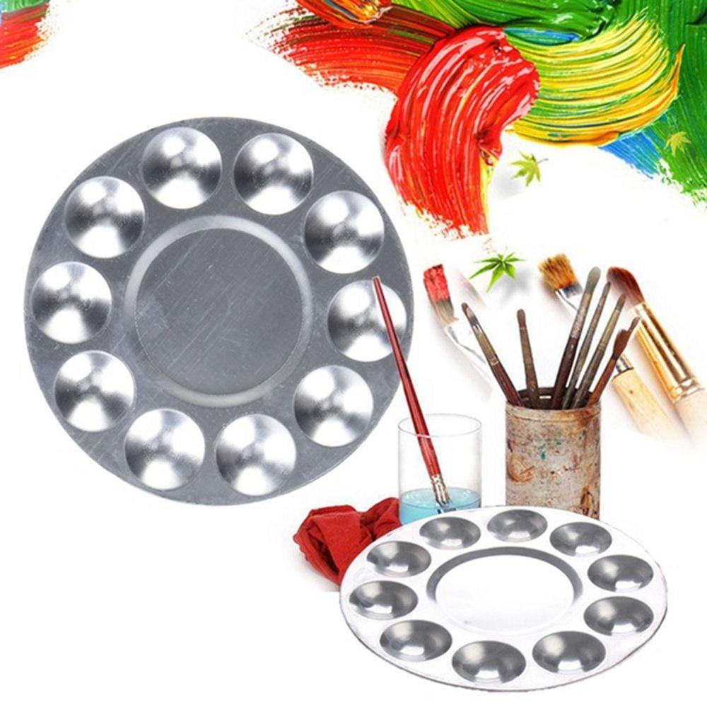 Bảng Pha Màu Dầu 10 Lỗ Chuyên Dụng Cho Vẽ Tranh
