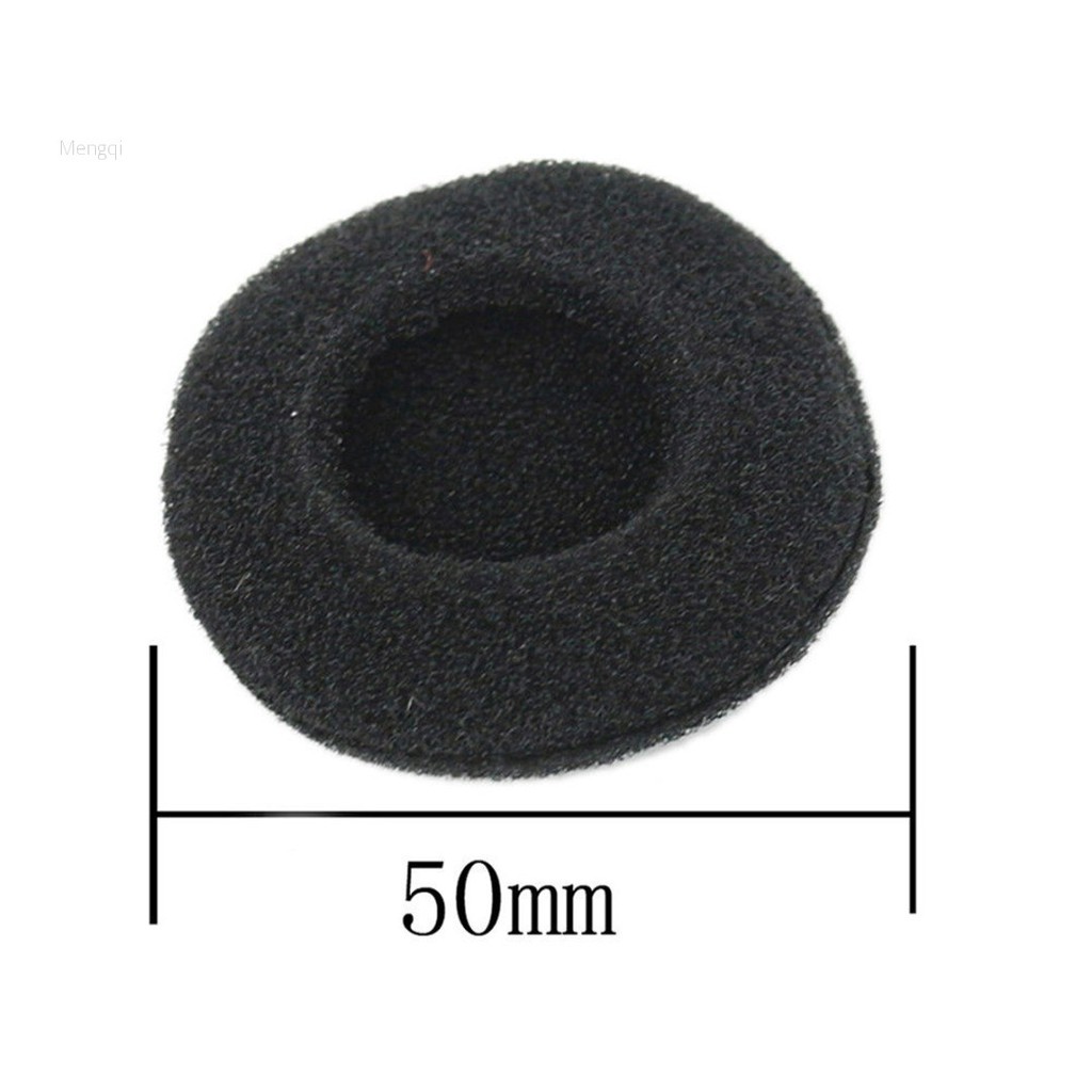 10pcs 50MM Foam Pads Sponge Ear Pads Cushion Headphone Headset Cover Cap