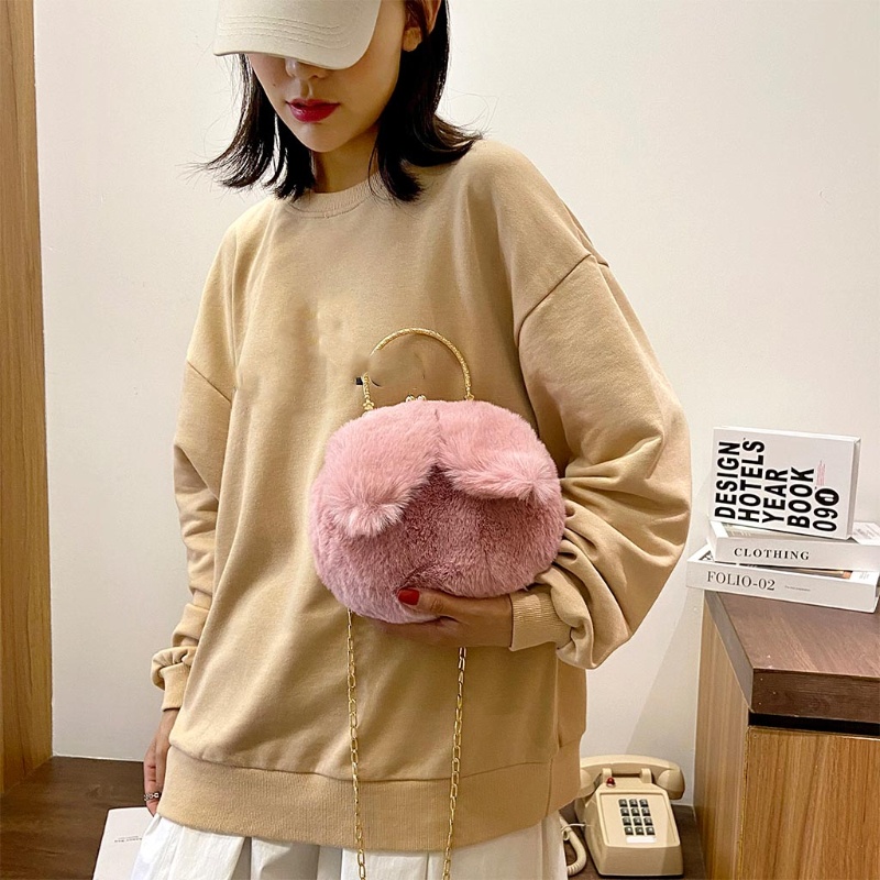 Túi Đeo Chéo Vai Hình Thỏ Thời Trang Sành Điệu Cho Nữ