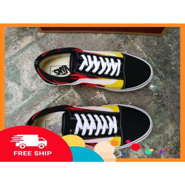 [Chất lượng số 1] [Box hãng, Free ship] Giầy sneaker Van old kool Lửa nam nữ | BigBuy360 - bigbuy360.vn