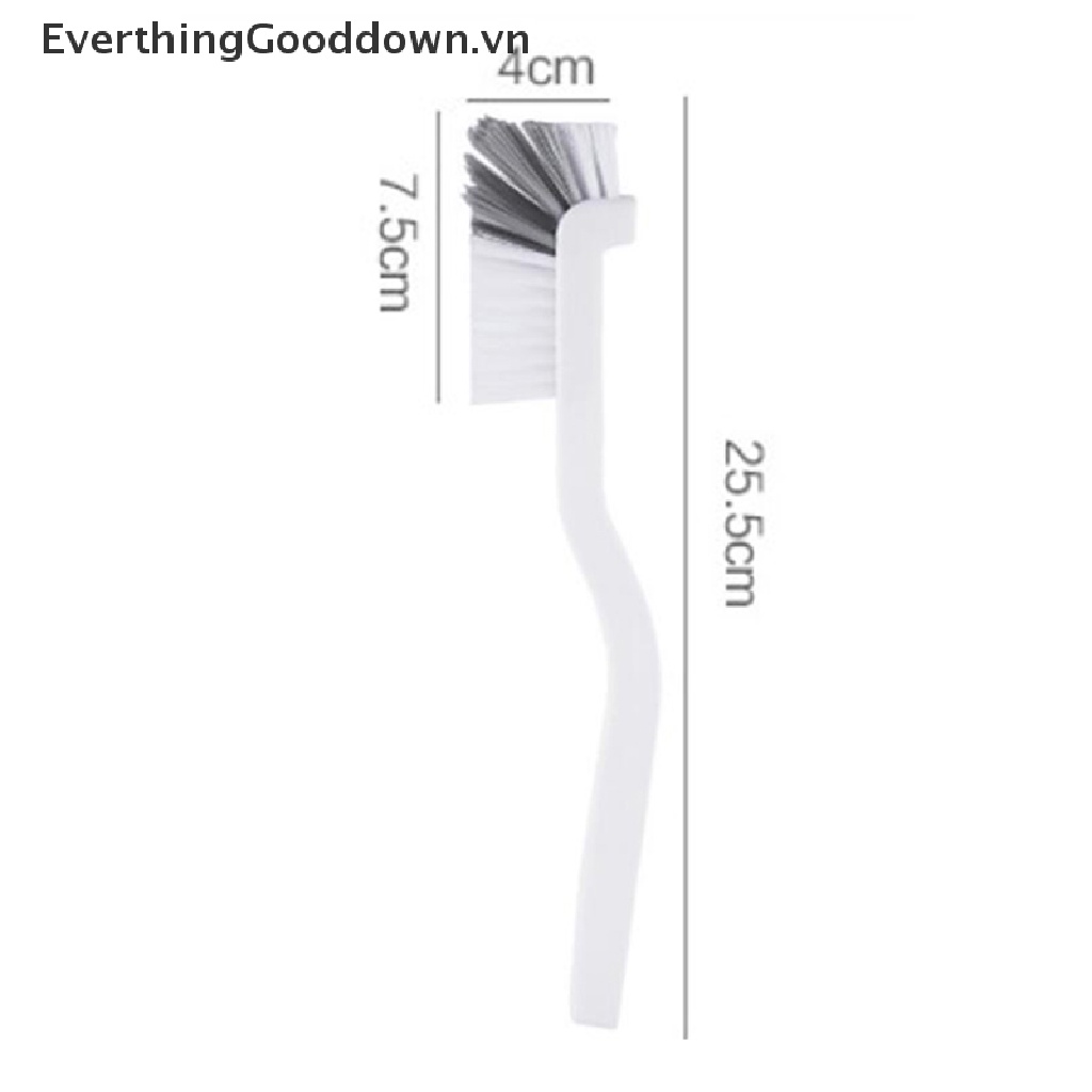 Everthinggooddown Bàn Chải Vệ Sinh Chai Lọ Nhà Bếp / Phòng Tắm Tay Cầm Uốn Cong