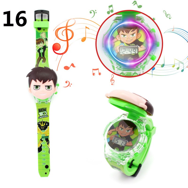 Đồng hồ đeo tay hình nhân vật hoạt hình thời trang cho bé nhiều kiểu tùy chọn