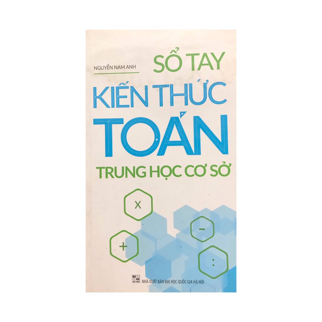 Sách Sổ tay kiến thức Toán Trung Học Cơ Sở