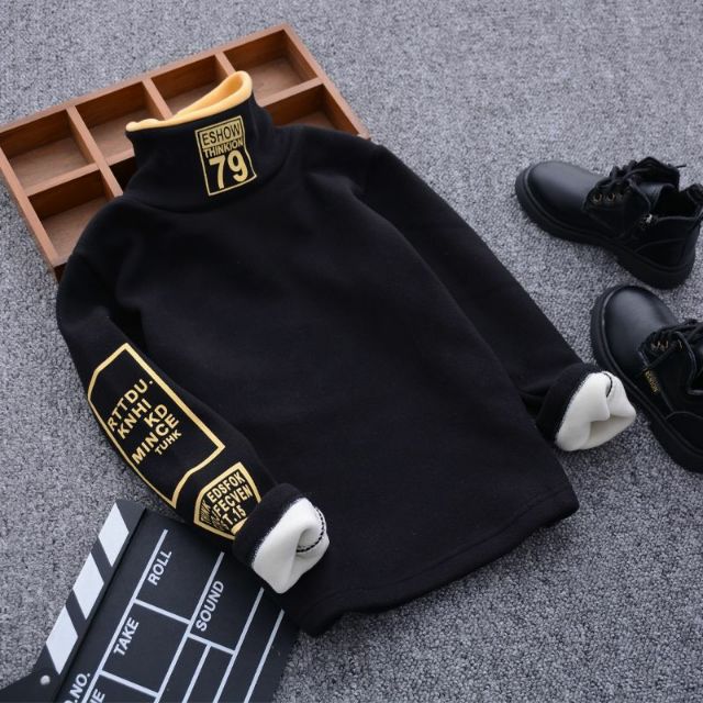 Áo nỉ lót bông ấm lên form cực đẹp cho bé trai