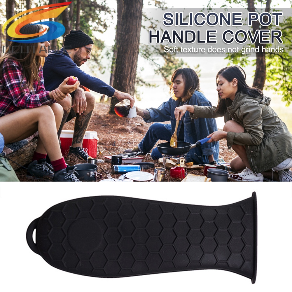 Miếng bọc tay cầm nồi bằng silicone chống nóng &amp; trượt