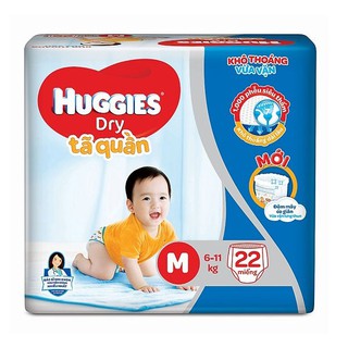 Tã quần Huggies size M (6-11) 22 miếng