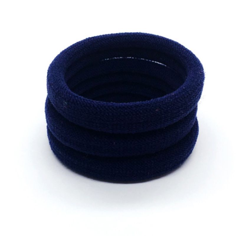 QQ Bộ 10 Dây Thun Cột Tóc 4cm Co Giãn Tốt Màu Sắc Ngọt Ngào Thời Trang Cho Nữ