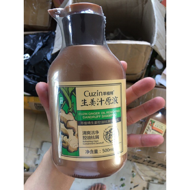 [ CHỐNG GÀU VẪN SIÊU MƯỢT] Dầu gội gừng Cuzin chống gàu hiệu quả hỗ trợ mọc tóc