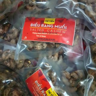 Hạt điều nguyên hạt vỏ lụa rang muối loại 100g