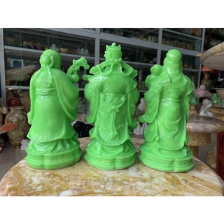 Tượng Tam Đa Phúc Lộc Thọ Đá Đúc 20cm – Quà Tặng Phong Thủy May Mắn, Trang Trí Sang Trọng