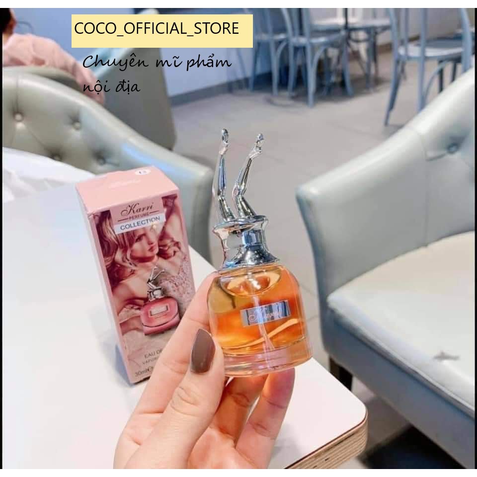 Nước hoa Karri xịt thơm toàn thân thơm lâu quyến rũ dùng cho nam nữ 30ml
