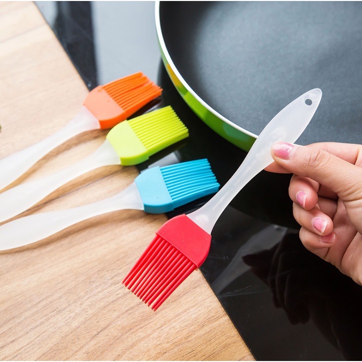 Chổi cọ quét dầu mỡ chịu nhiệt cho nhà bếp bằng silicon có thể tháo rời
