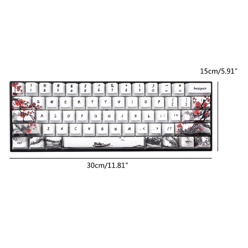 Bộ Nút Bàn Phím Thay Thế Cho Cherry MX OEM GH60 GK61 GK64 Layo