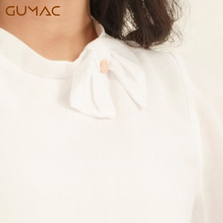 Áo cổ nơ tay phồng AA899 GUMAC