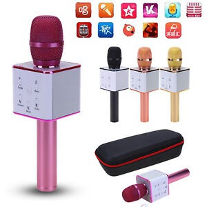 [Mã ELHACE giảm 4% đơn 300K] Micro Karaoke Bluetooth Q7 giá rẻ, micro không dây hát karaoke kèm loa bluetooth