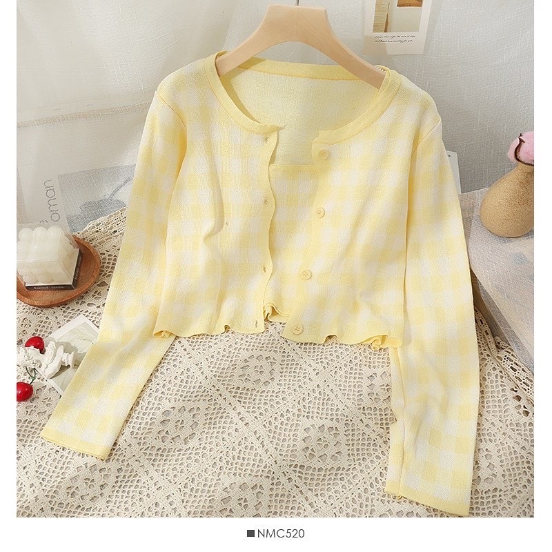 Selena Set - Set áo khoác & áo 2 dây màu pastel