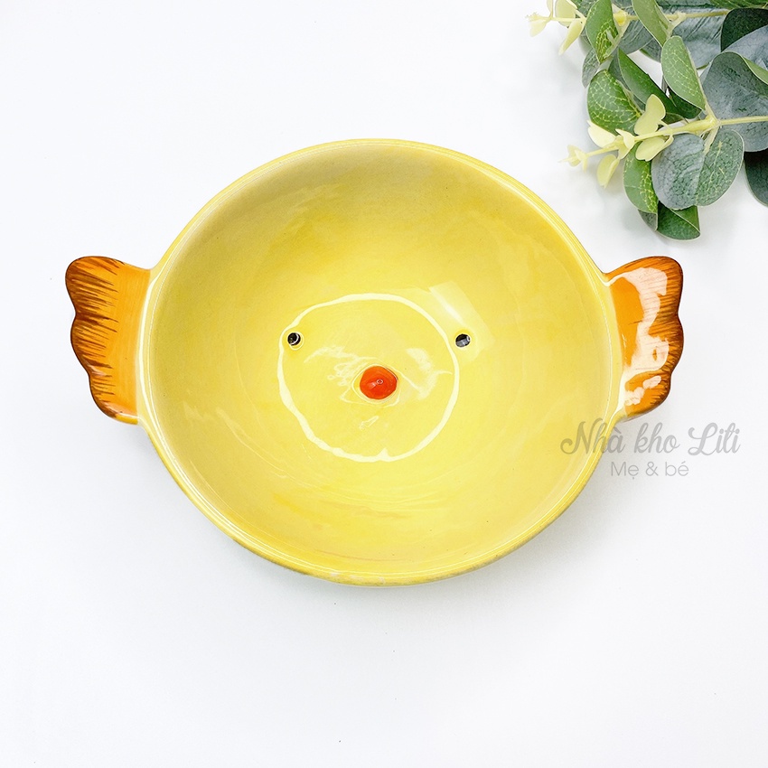 Bát sứ ăn dặm cho bé cỡ nhỏ hoạ tiết đáng yêu, ngộ nghĩnh