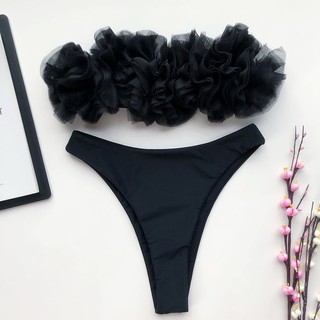 Bikini Phối Lưới Thiết Kế Quyến Rũ Cho Nữ
