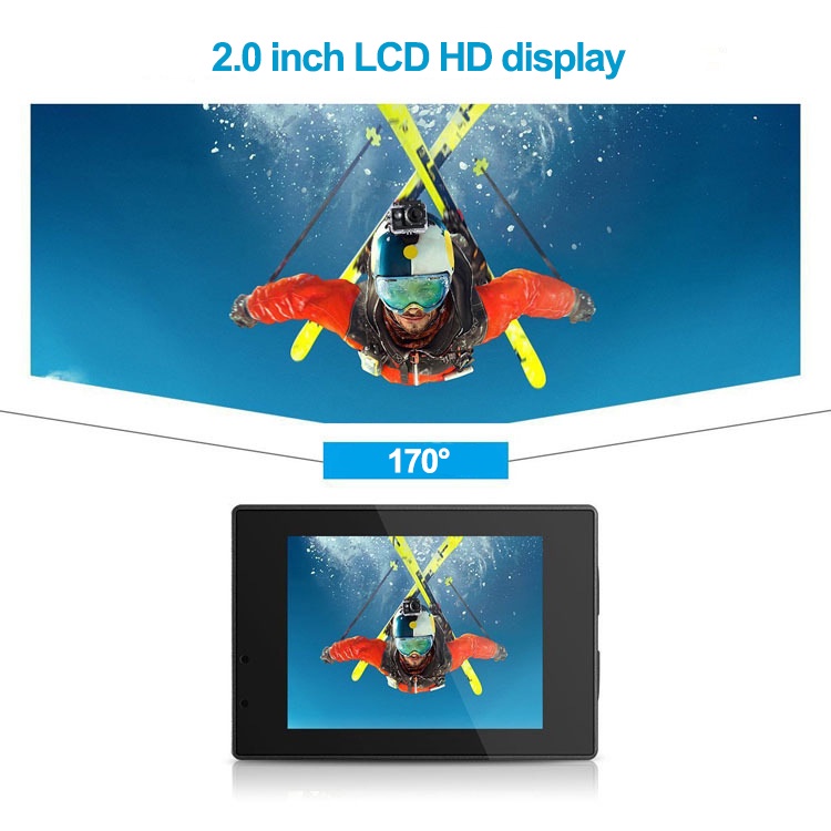 Camera hành động Sj4000 Độ nét cao Ultra HD 2.0 inch Chống thấm nước | BigBuy360 - bigbuy360.vn
