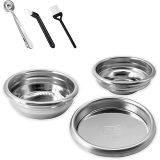 💎giỏ lọc cà phê bằng thép không gỉ 58mm 1 / 2 cho máy pha cà phê espresso