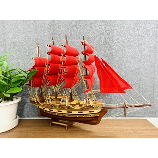 Tàu thuyền mô hình France 2 thân 40cm MNV-TB026