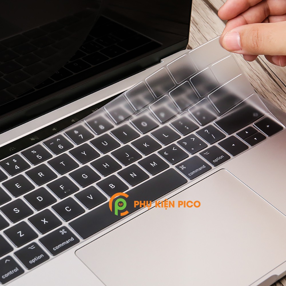 Phủ phím Macbook Air, Macbook Pro, Macbook Retina trong suốt TPU cao cấp chống nước, bụi bẩn - Phủ phím Macbook