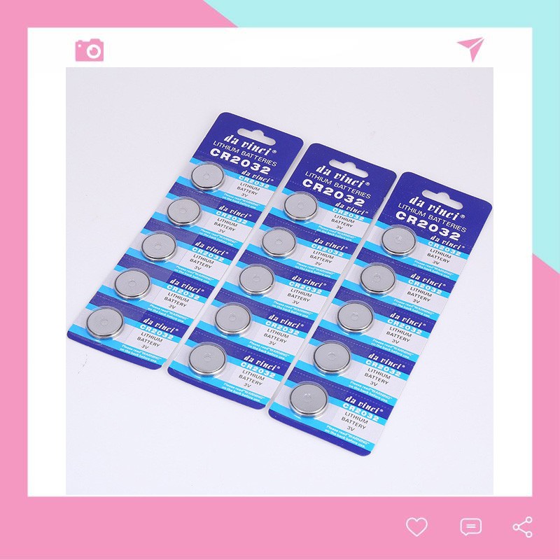 Pin đồng hồ cúc áo 10 viên LR44 AG13 LR41 AG3 CR2032 loại tốt