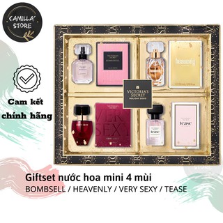 Bộ Giftset Nước Hoa Victoria Secret 4 Chai Mini - Dung tích 7.5ml/Chai - CÓ TÁCH LẺ