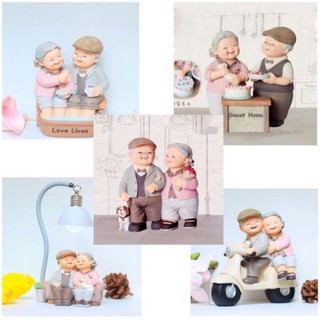 Bộ tượng ông bà mẫu mới nhất Decor trang trí