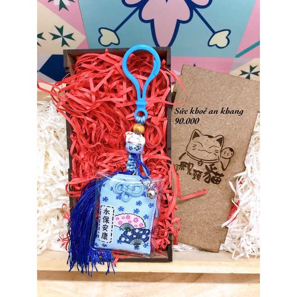 🌸 Móc khoá túi phước may mắn Omamori mixby Nhà Cỏ