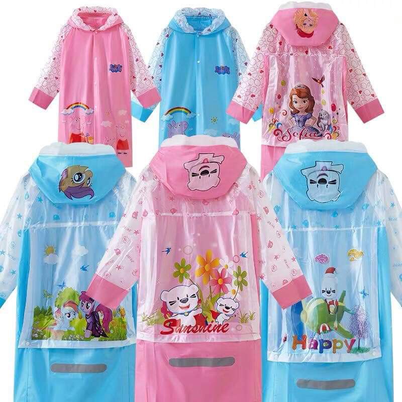 Áo mưa cho bé trai và bé gái rất đẹp AM011608