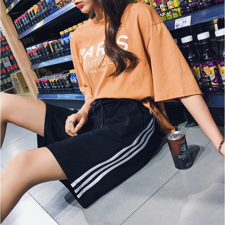 Quần short 3 sọc cá tính bigsize nam nữ 65-120kg