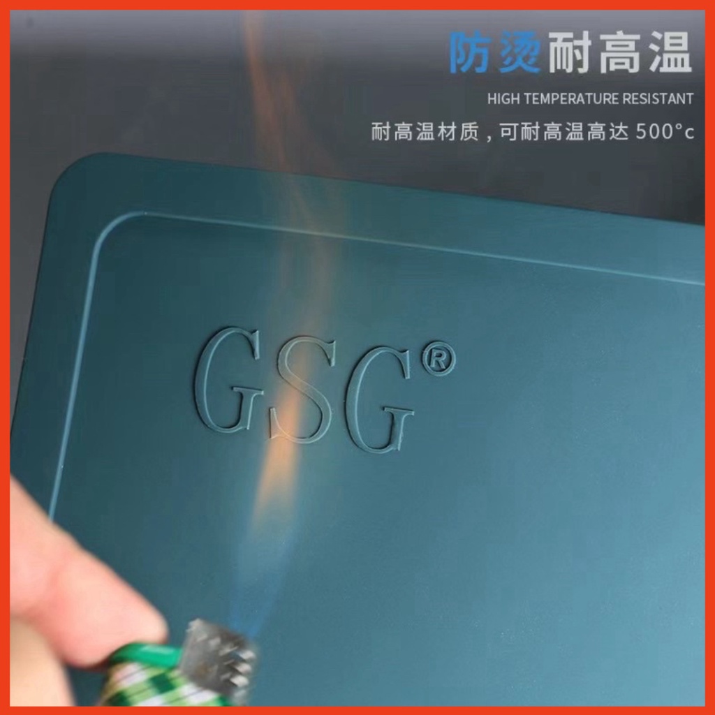Cao su chịu nhiệt khò, hàn, tháo máy, để ốc GSG 400x280mm