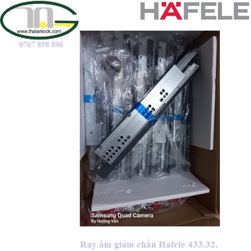 Ray âm giảm chấn Hafele EPC Pro 433.32.071, 433.32.072, 433.32.073, 433.32.074. 433.32.075