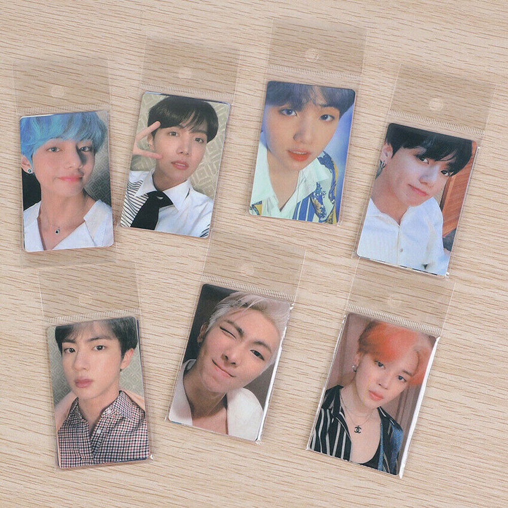 Bộ Ảnh Thẻ Hình Nhóm Nhạc Bts Bằng Giấy