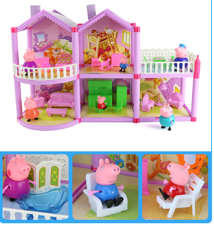 Đồ Chơi Nhà Búp Bê Hình Heo Peppa