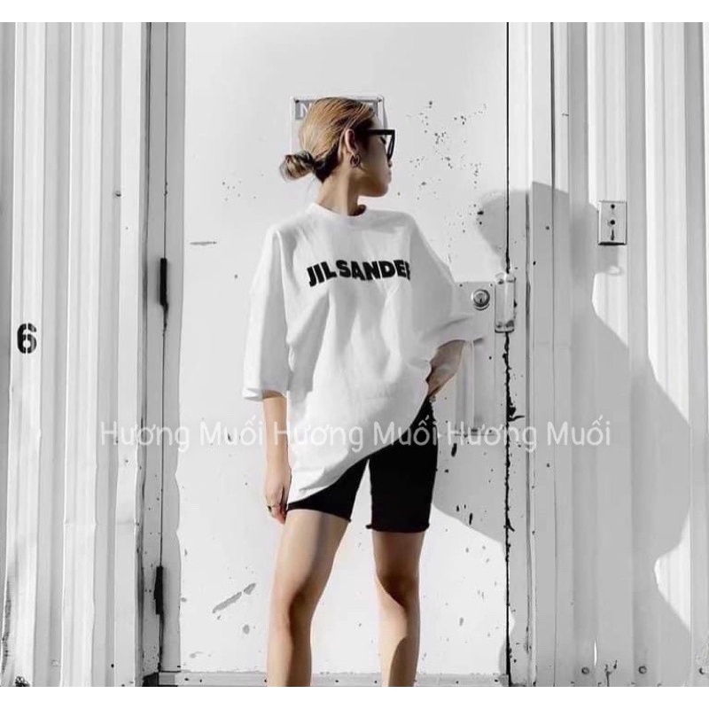 Áo thun chữ JIL SANDER - phông unisex 3158