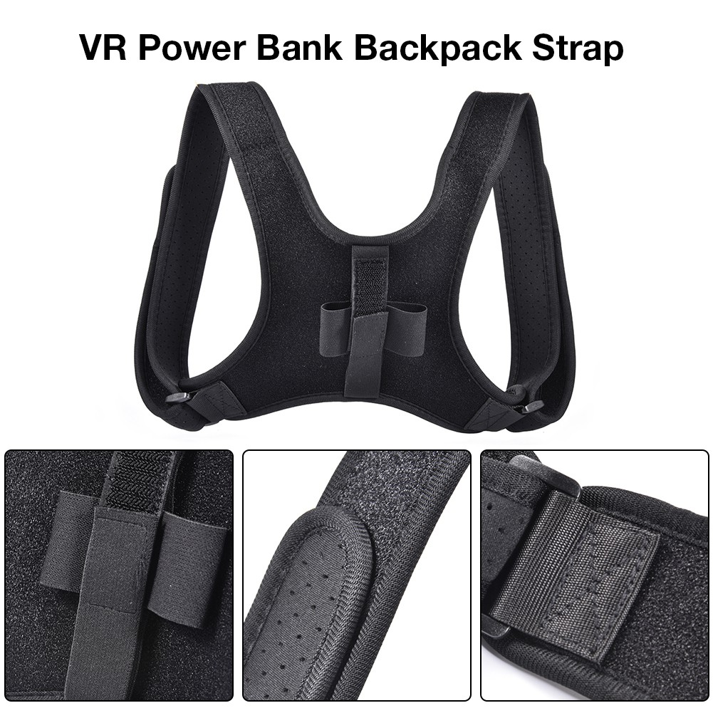 ★For Oculus Quest Virtual Reality Headset HTC Vive Power Bank Backpack Strap