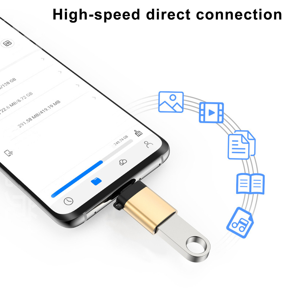 Đầu Chuyển Đổi Otg Usb 3.0 Loại C Nhỏ Gọn Tiện Dụng