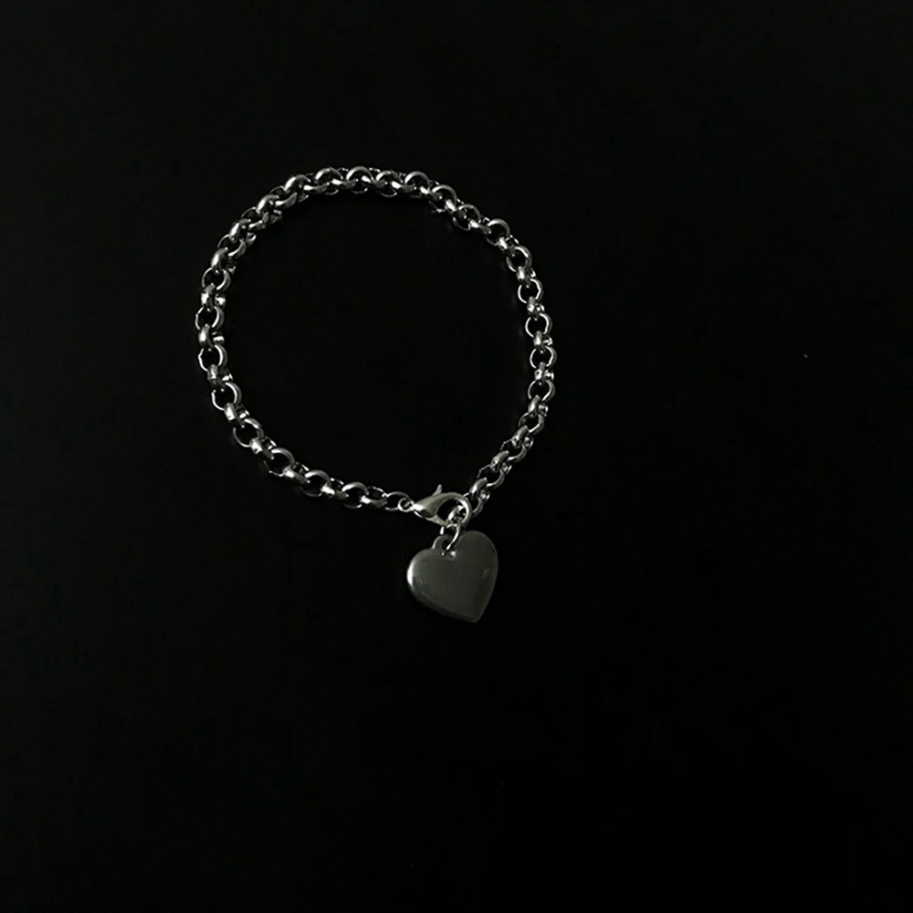 Vòng Tay Kim Loại Mặt Hình Trái Tim Thời Trang Cho Nữ | BigBuy360 - bigbuy360.vn