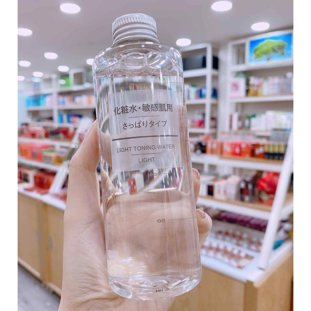 Nước hoa hồng Muji, toner muji Light Toning Water 200ml