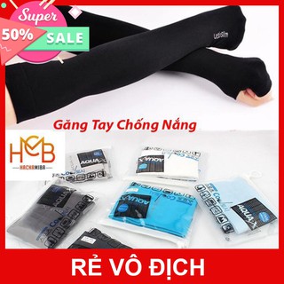 Găng Tay Chống Nắng Xỏ Ngón Let's Slim Aqua-X - 1 Túi 2 Cái