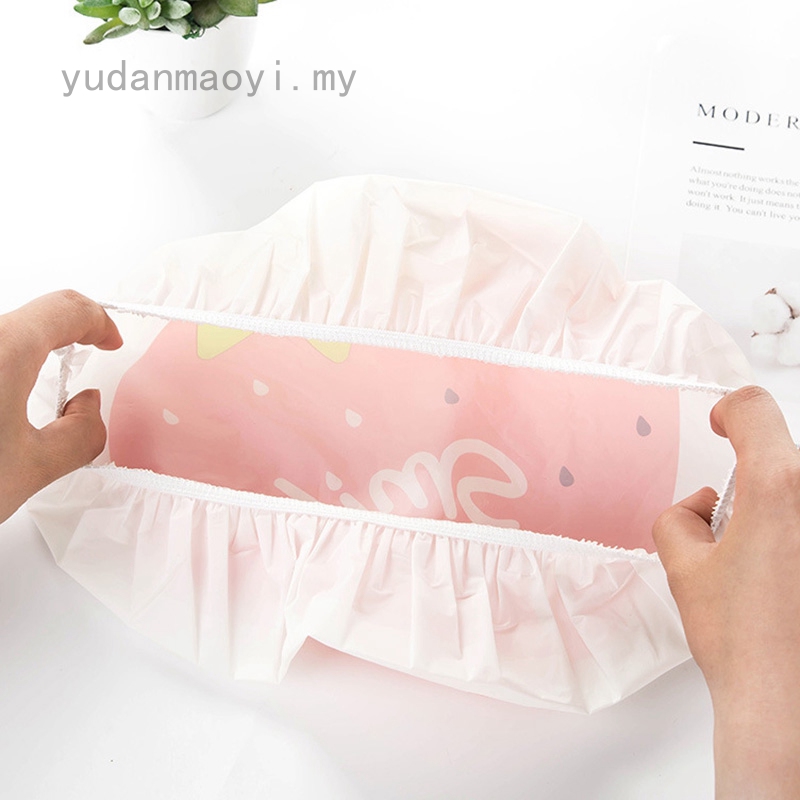 Mũ Trùm Tóc Khi Tắm Chống Thấm Nước Họa Tiết Trái Cây Cho Nữ