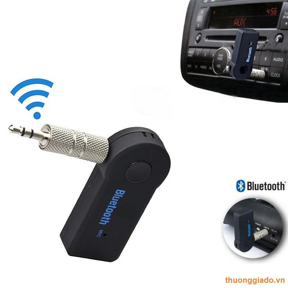 USB bluetooth không dây trên oto -thiết bị biến loa thường thành loa bluetooth