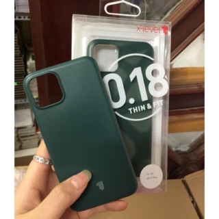 [XANH RÊU] Ốp xlevel siêu mỏng iphone 11 6.1/iphone 11 Pro 5.8/iphone 11 Pro Max 6.5 lưng nhám chống bám vân
