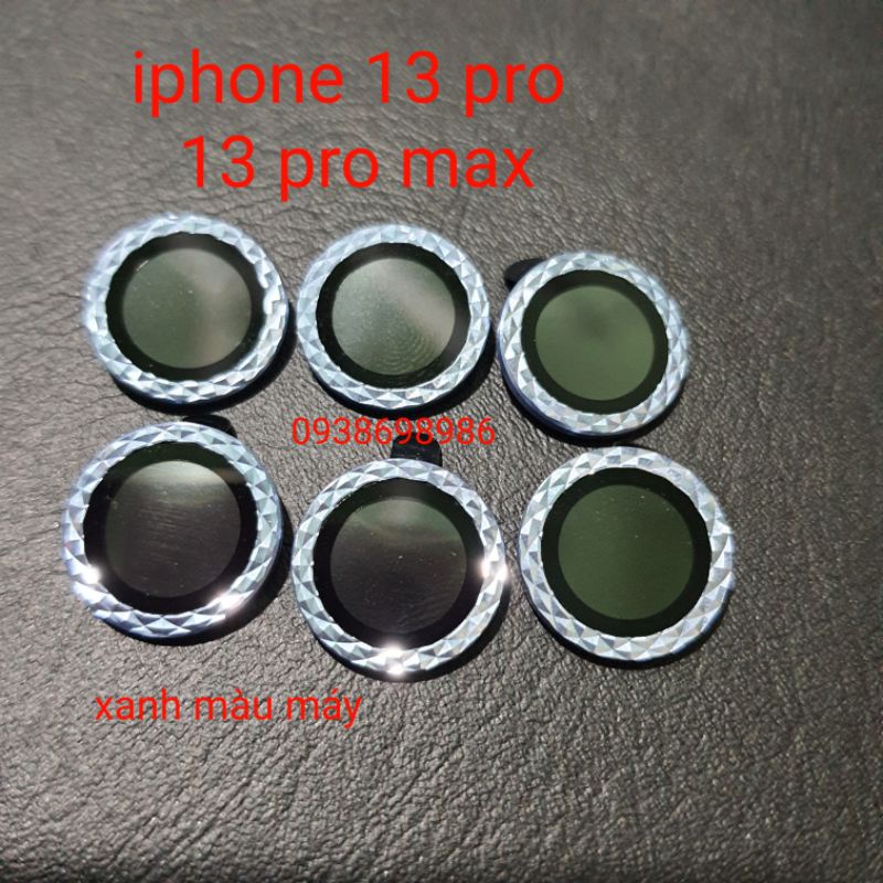 Bộ 3 dán kim cương bảo vệ mắt camera IPhone 13 pro max,13,12 Pro Max, 12 Pro, 12, 12 Mini 11 ,11 ,11 pro max cực nổi bật