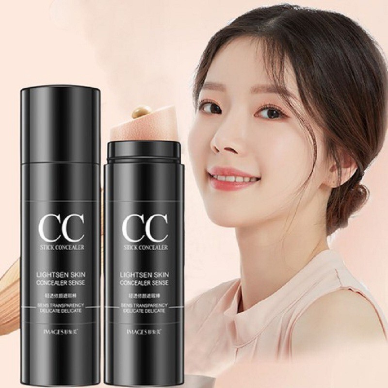 Kem nền che khuyết điểm CC làm sáng hồng da Images Stick Concealer kem nền trang điểm Hatola