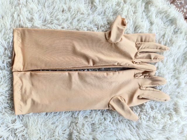 Găng tay chống nắng vải thun cotton 4 chiều size 4 tấc mã H24