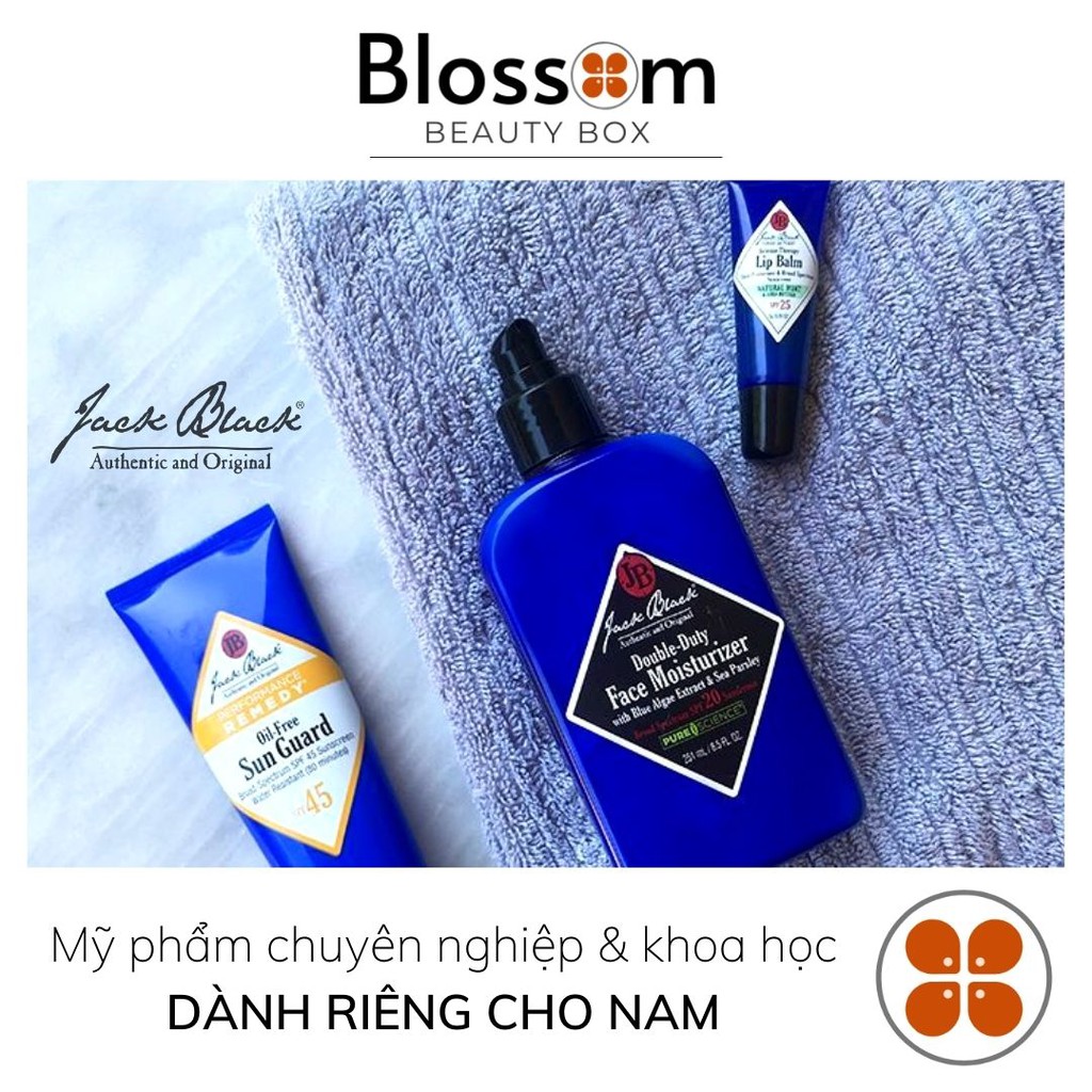 [MỸ PHẨM NAM] Kem dưỡng ẩm chống nắng SPF 20 Double-Duty Face Moisturizer Jack black - cho nam