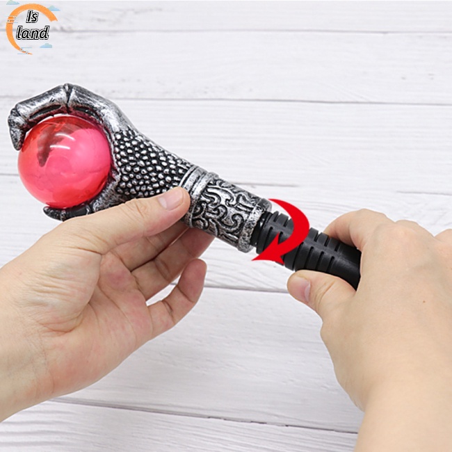 Gậy Vuốt Phù Thủy Hóa Trang Halloween Kèm Bóng Trang Trí Cho Bé